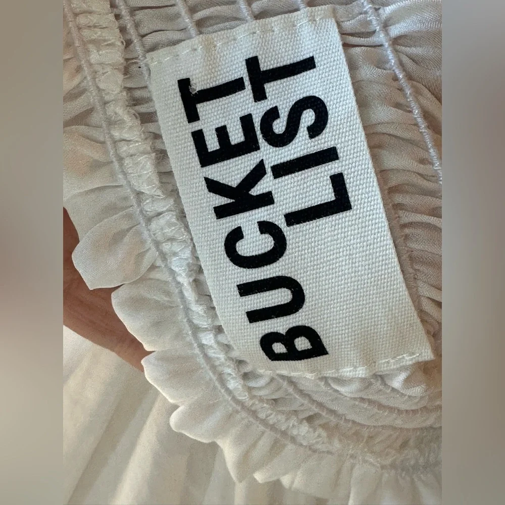 BUCKET LIST Elegant Blouse size Large - Picture 2 of 10